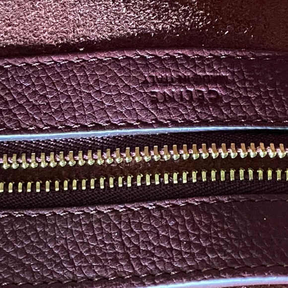 Celine Burgundy Tote - Picture 3 of 10